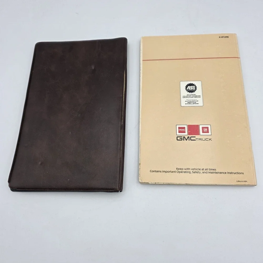 GMC Truck 1987 Suburban & Jimmy Owners Manual Operators User Guide & Cover Case‎